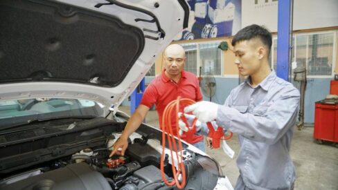 đấu ắc quy