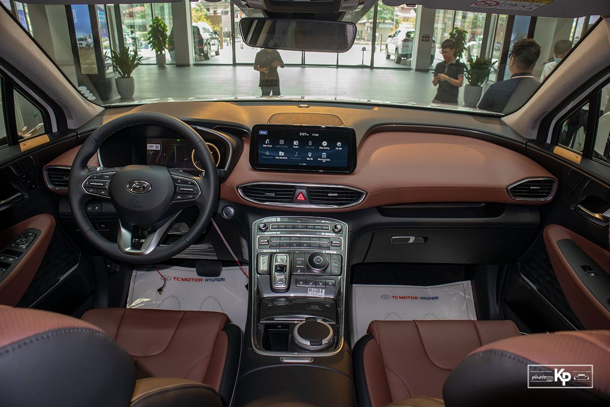 Ảnh Khoang lái xe hyundai Santa Fe 2021