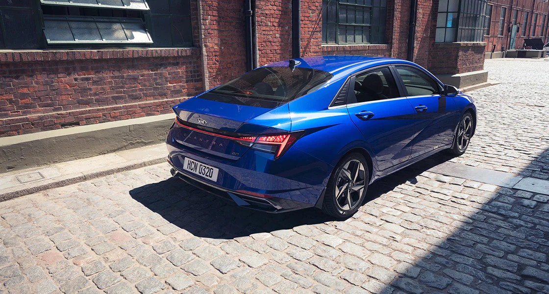 elantra cn7 design rear h tail lamp pc