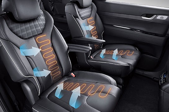 palisade lx2 pe convenience ventilated heated front rear seats pc
